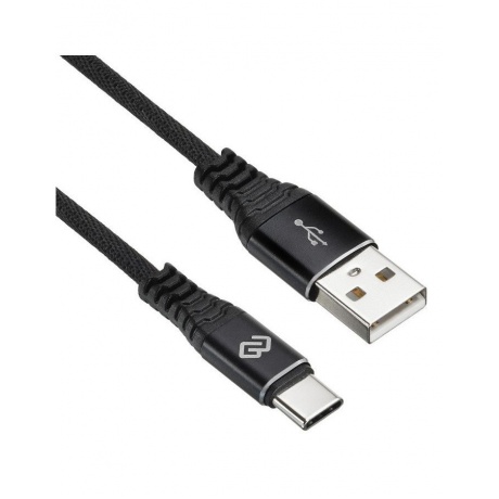Кабель Digma USB A (m) USB Type-C (m) 3м черный - фото 1