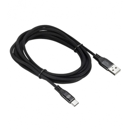 Кабель Digma USB A (m) USB Type-C (m) 3м черный - фото 2