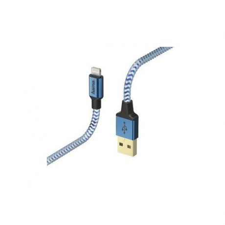 Кабель Hama 00178300 Lightning (m) USB A (m) 1.5м синий - фото 1