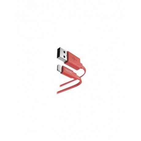 Кабель Hama Flat 00173645 Lightning (m) USB A(m) 1.2м розовый плоский - фото 3