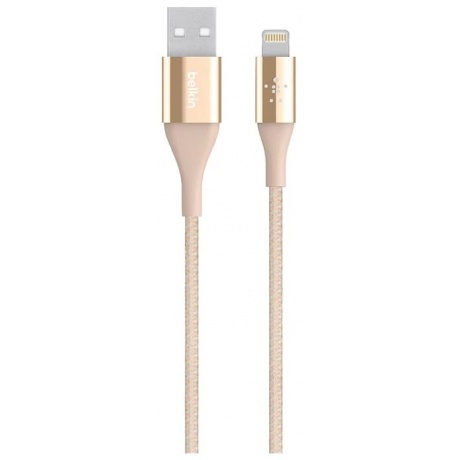 Кабель Belkin MIXIT DuraTek USB - Apple Lightning (F8J207bt04) 1.2 м Rose Gold - фото 1