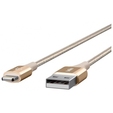Кабель Belkin MIXIT DuraTek USB - Apple Lightning (F8J207bt04) 1.2 м Rose Gold - фото 2