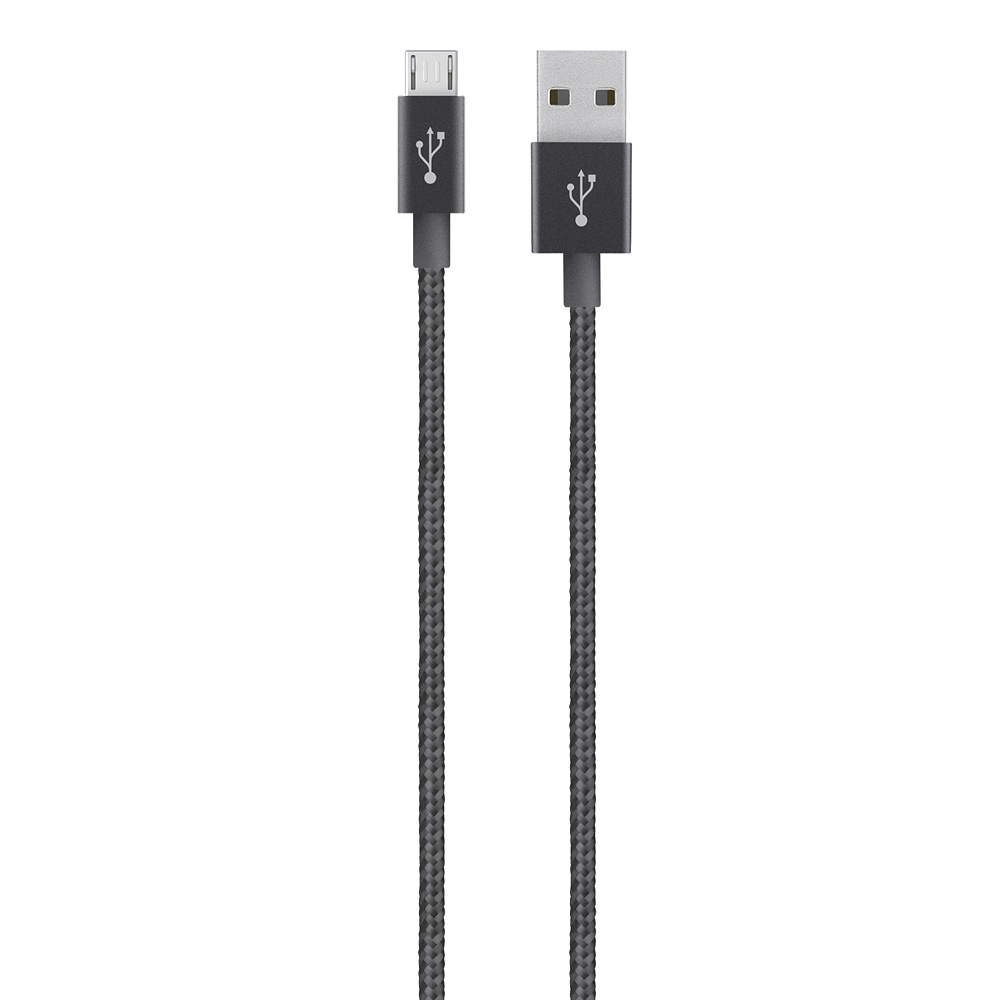 

Кабель Premium Braided Micro USB Cable Black, Черный