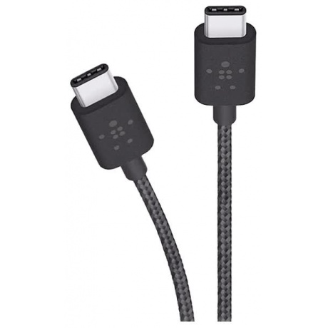 Кабель Premium USB 2.0 USB-C to USB-C Cable BLACK - фото 1