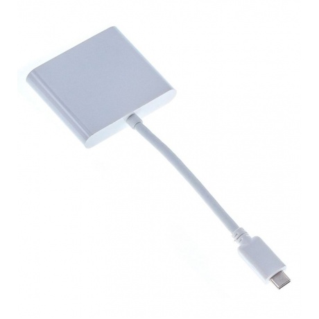 Адаптер Buro BHP RET TPC_MDP USB Type-C (m) miniDisplayPort (f) белый - фото 2
