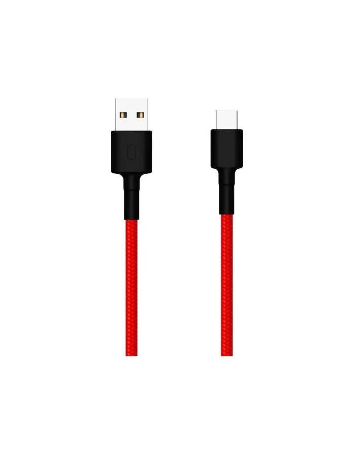 цена Кабель Xiaomi Mi Type-C Braided Cable (Red) SJV4110GL