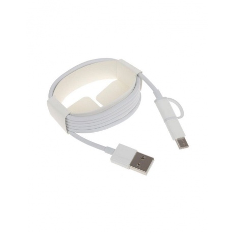 Кабель двойной Xiaomi Mi 2-in-1 USB Cable Micro USB to Type-C (100cm) SJV4082TY - фото 1