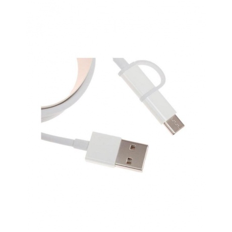 Кабель двойной Xiaomi Mi 2-in-1 USB Cable Micro USB to Type-C (100cm) SJV4082TY - фото 3