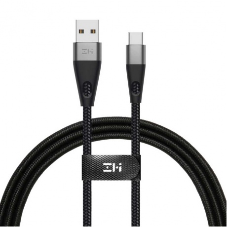 Кабель Xiaomi AL786 USB - Type-C ZMI 200cm Black - фото 1