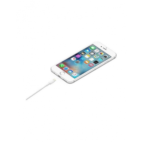 Кабель Apple USB (M)- Lightning (M), 1 м, белый - фото 2