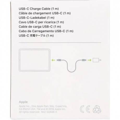 Кабель Apple USB-C 1м (MUF72ZM/A) - фото 6