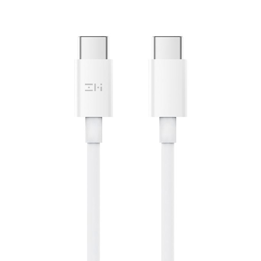 Кабель Xiaomi ZMI AL308E Type-C - Type-C ZMI 150cm White магнитный кабель aufu usb c на usb type c для samsung pd 60 вт для macbook ipad pro быстрая зарядка супербыстрый зарядный кабель для передачи данных