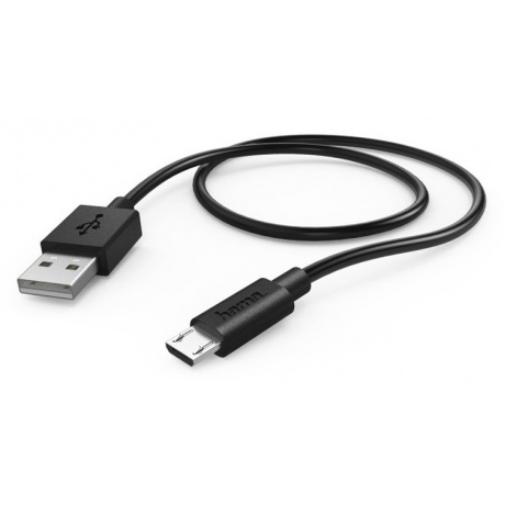 Кабель Hama 00178328 micro USB B m USB Am 06м черный 368₽