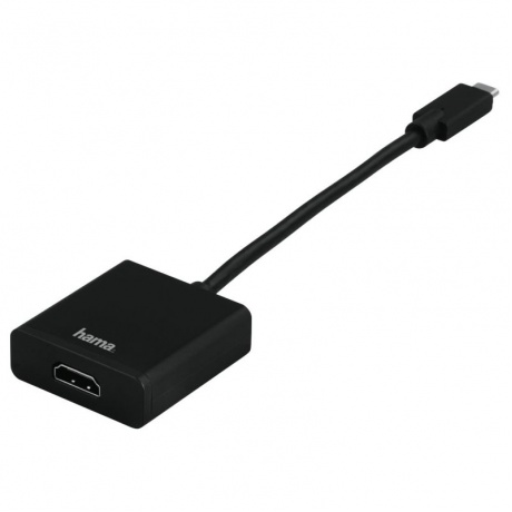 Адаптер Hama H-135726 00135726 HDMI (f) USB Type-C (m) 0.1м черный - фото 5
