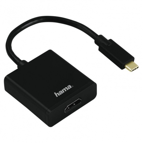 Адаптер Hama H-135726 00135726 HDMI (f) USB Type-C (m) 0.1м черный - фото 6