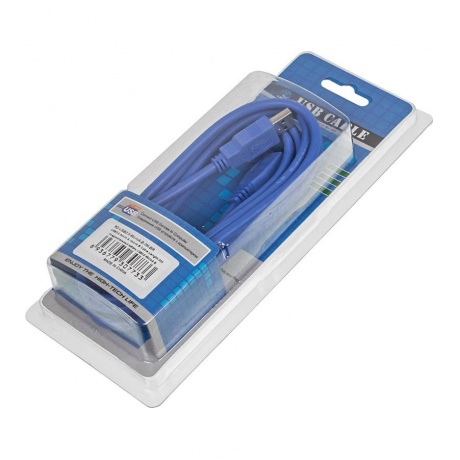 Кабель Ningbo micro USB 3.0 B (m) USB A(m) 3м синий блистер - фото 2