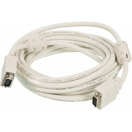 Кабель Ningbo CAB016S VGA m VGA m 5м ферриткольца серый 700₽