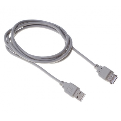 Кабель Buro BHP RET USB_AF30 USB A(m) USB A(f) 3м серый блистер - фото 1
