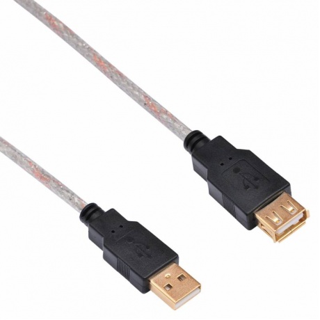 Кабель-удлинитель Buro USB2.0-AM-AF-S USB A(m) USB A(f) 1.8м - фото 3