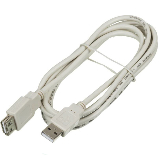 Кабель-удлинитель Ningbo USB2.0-AM-AF-BR USB A(m) USB A(f) 1.8м блистер