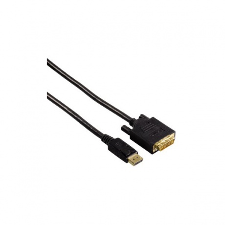 Кабель Hama H-54593 00054593 DisplayPort (m) DVI-D Dual Link (m) 1.8м черный - фото 1