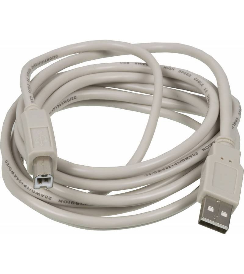 Кабель Ningbo USB2.0-AM-BM-3-BR USB A(m) USB B(m) 3м блистер