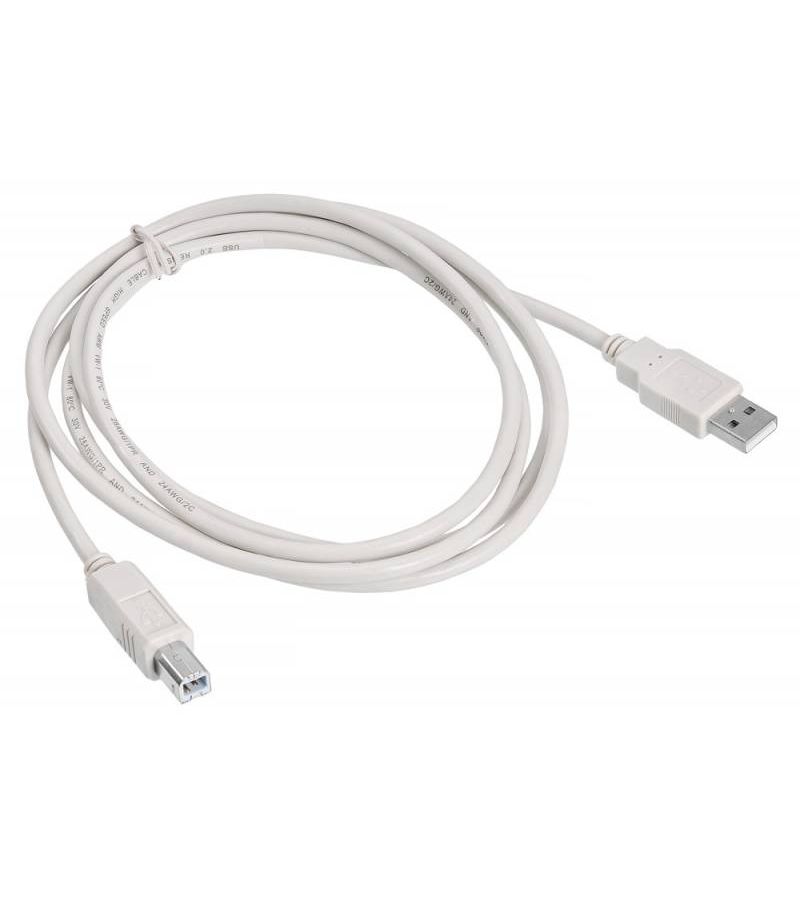 Кабель Buro USB2.0-AM/BM USB A(m) USB B(m) 1.8м серый цена и фото