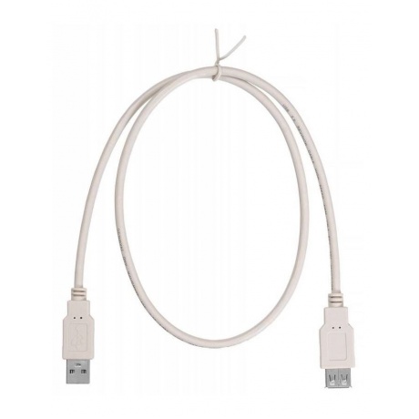 Кабель-удлинитель Buro USB2.0-AM-AF-0,75M USB A(m) USB A(f) 0.75м белый - фото 2