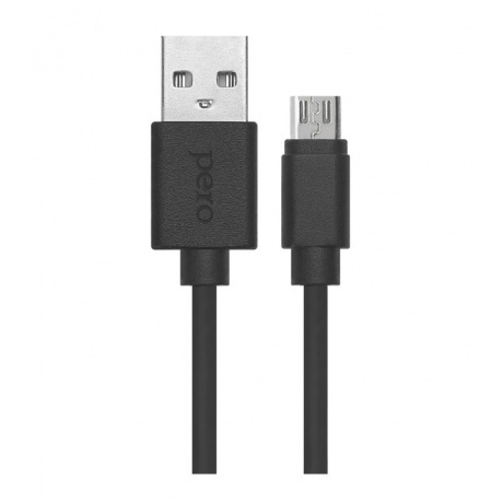 Кабель PERO DC-03 micro-USB 2А 1м черный 110₽