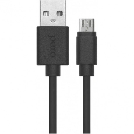 Кабель PERO DC-03 micro-USB 2А 1м черный
