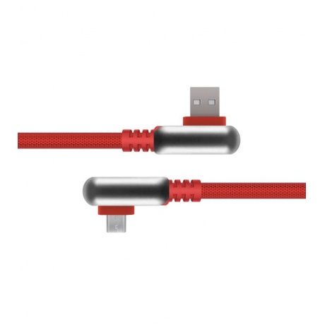 Кабель Rombica Digital Electron M Red USB - micro USB нейлоновая оплетка 12м красный 230₽