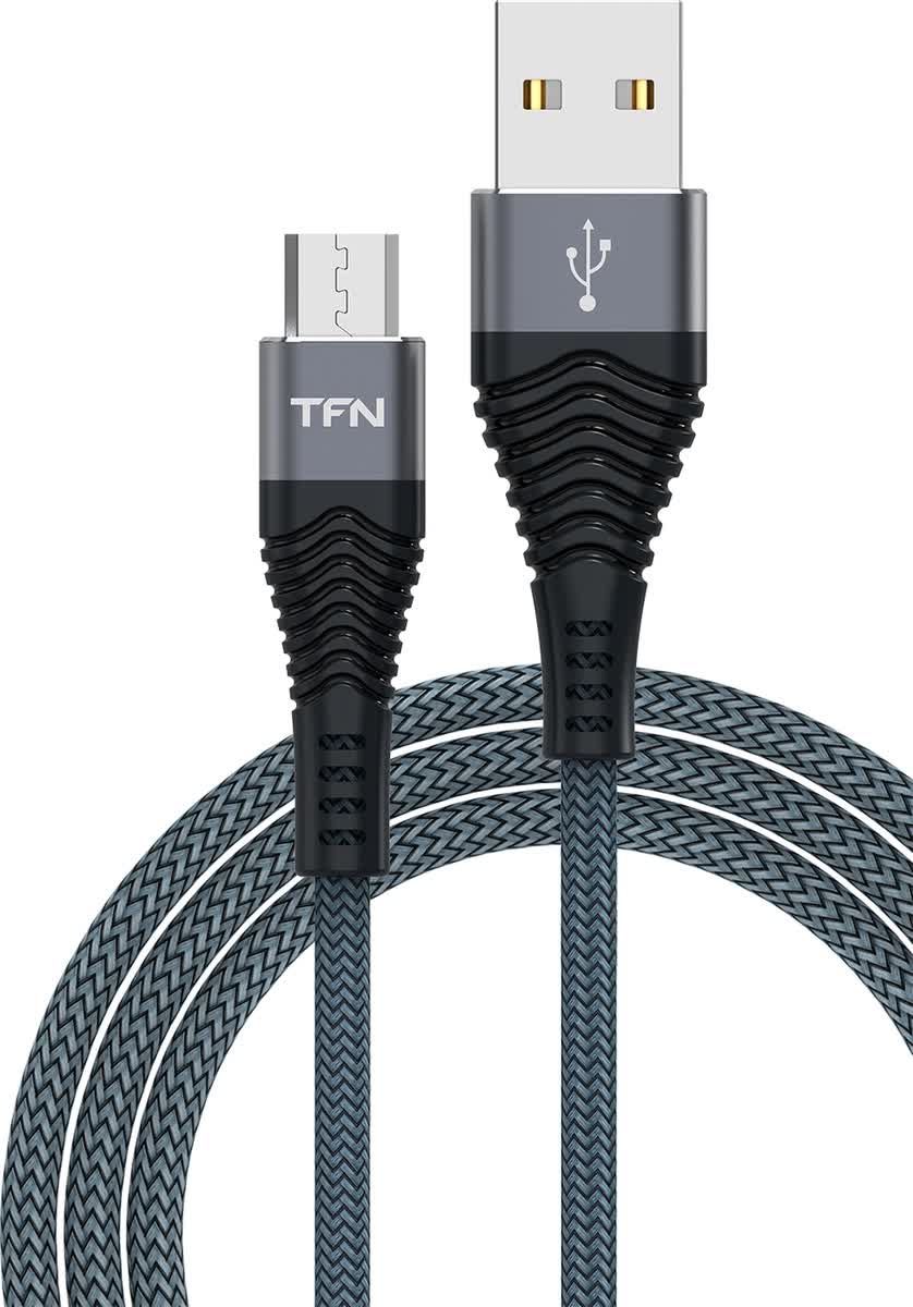 Кабель TFN microUSB forza 1.0m graphite tfn кабель microusb forza 1 0m black