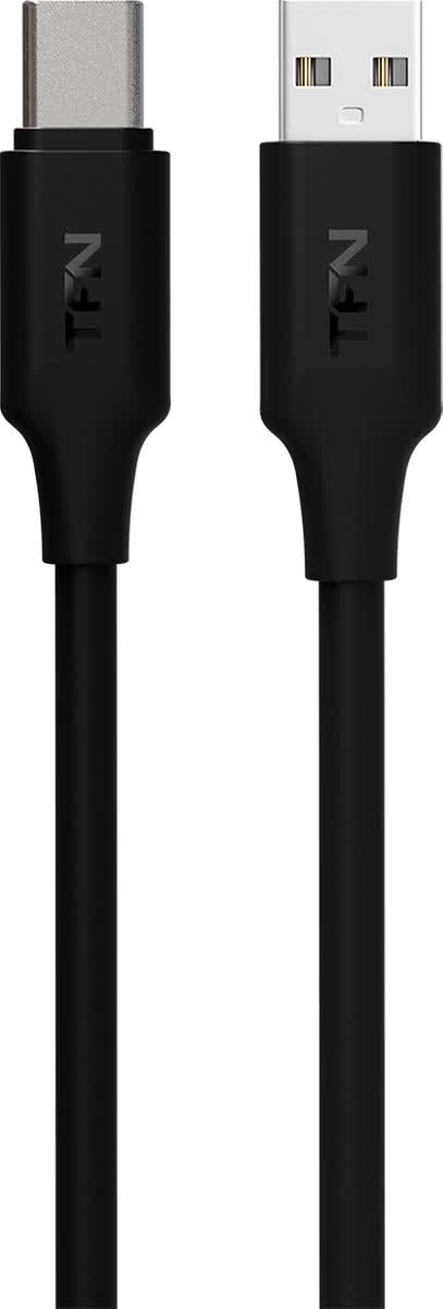 Кабель TFN Type-C 1.0m black (CUSBCUSB1MBK)