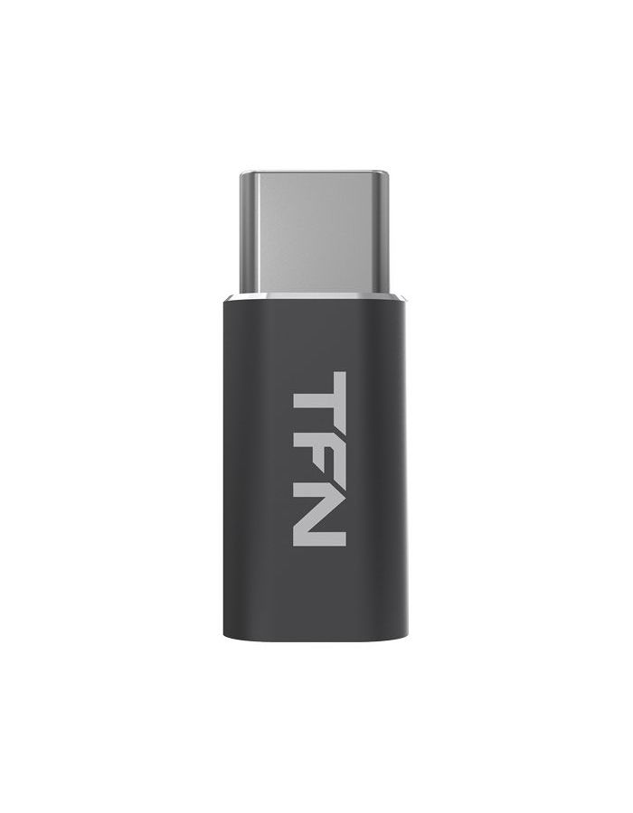 Адаптер TFN microUSB-Type-C grey адаптер tfn 4в1 для сим карт white ad simcardwh