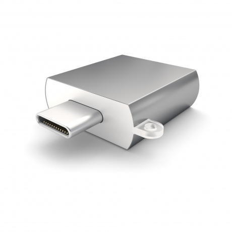 Адаптер Satechi USB 3.0 Type-C to USB 3.0 Type-A Space Gray ST-TCUAM - фото 1