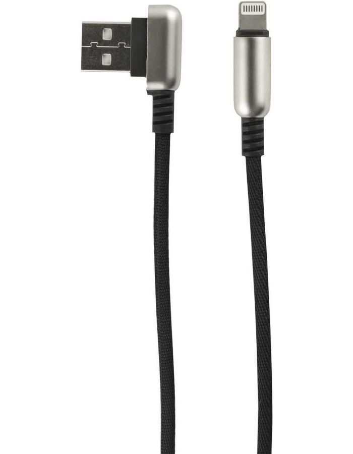 Кабель Redline Loop УТ000016349 Lightning (m) USB A(m) 1м черный микро usb кабель с углом 90 градусов кабель для передачи данных шнур для зарядного устройства для samsung xiaomi аксессуары для быстрой зарядки usb