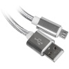 Кабель Redline УТ000014160 micro USB B (m) USB A(m) 2м серебрист...