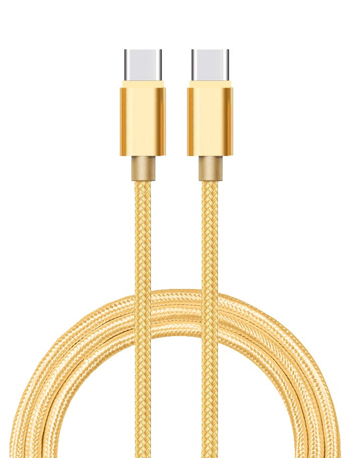 цена Дата-кабель АТОМ USB Type-C 3.1 1,8 м, золотой
