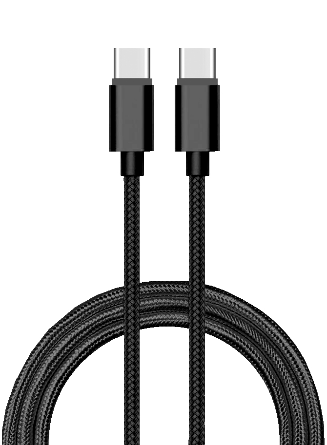 Дата-кабель АТОМ USB Type-C 3.1 1,8 м, черный от Kotofoto