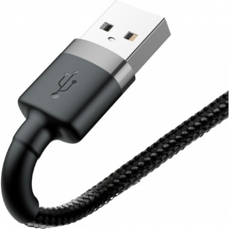 Кабель Baseus APPLE 8-pin Cafule 1.5A 2m Grey-Black CALKLF-CG1 - фото 4