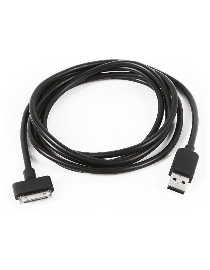 цена Кабель Cablexpert USB для iPhone / iPod / iPad 1m (CC-USB-AP1MB) Black