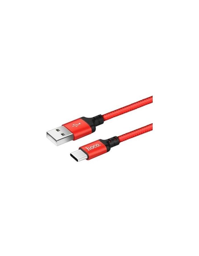 Кабель Hoco X14 Times Speed USB - Lightning 1.0m Red (6957531062837) провода пусковые главдор 250а 2 м медные силиконовая обмотка