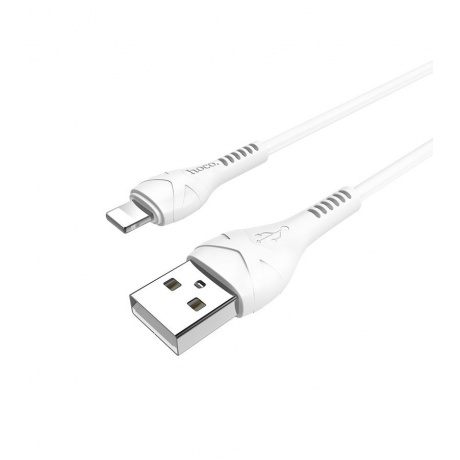 Кабель Hoco X37 Cool Power USB - Lightning White (6931474710499) - фото 3