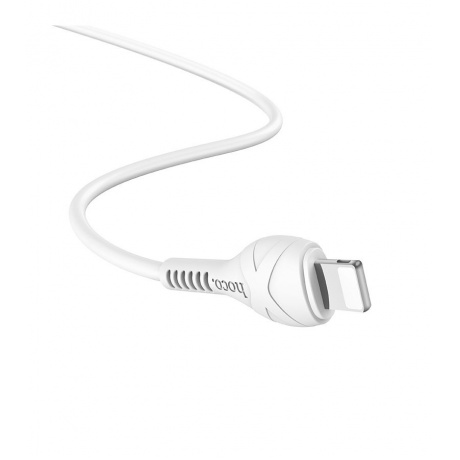 Кабель Hoco X37 Cool Power USB - Lightning White (6931474710499) - фото 5