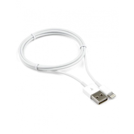 Кабель Cablexpert USB AM -Lightning 1m (CC-USB-AP2MWP) White - фото 1
