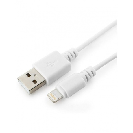 Кабель Cablexpert USB AM -Lightning 1m (CC-USB-AP2MWP) White - фото 2