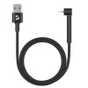 Дата-кабель Deppa Stand USB - USB-C  подставка алюминий 1м черны...