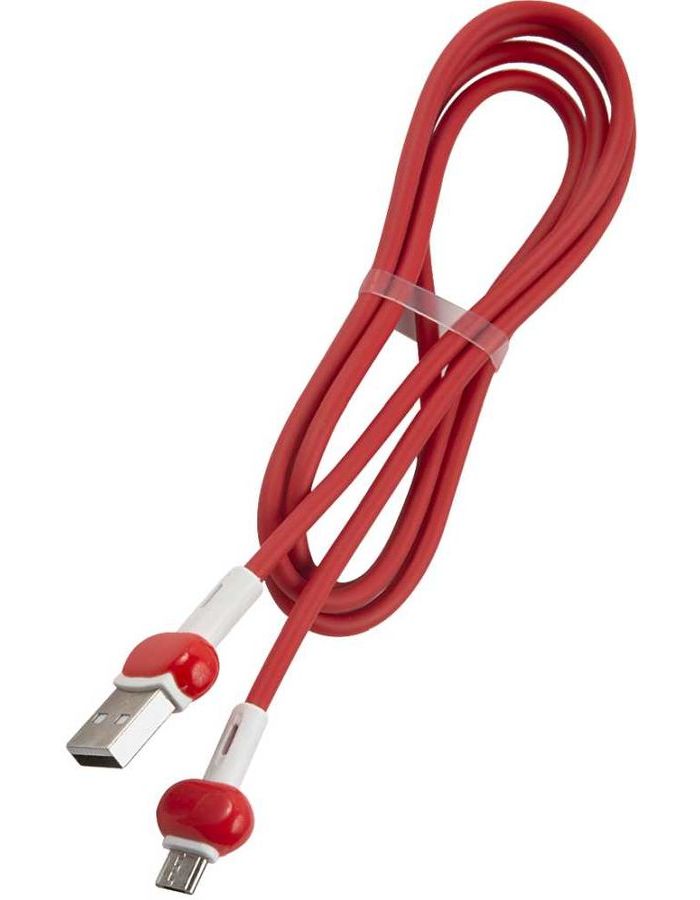 Кабель Redline Candy micro USB B (m) USB A (m) 1м красный УТ000021984 кабель hama 00173891 usb a m micro usb b m 1м черный