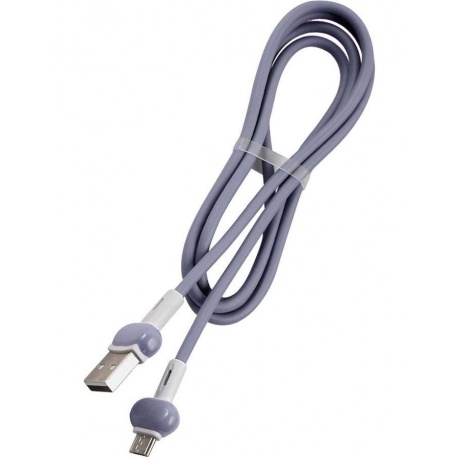 Кабель Redline Candy micro USB B (m) USB A (m) 1м фиолетовый УТ000021987 - фото 1