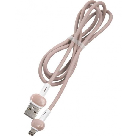 Кабель Redline Candy Lightning (m) USB A(m) 1м розовый УТ000021991 - фото 1